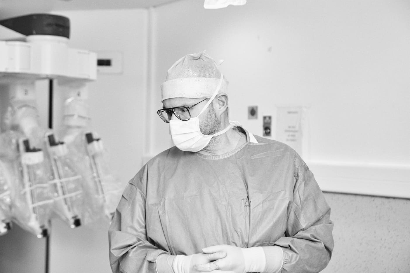 Olivier Dumonceau, docteur urologue en intervention