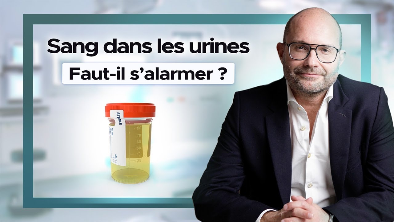 video thumbnail for 'Du sang dans les urines : est-ce grave ? Réponse d’un urologue.'
